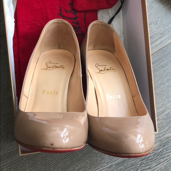 Christian louboutin Ron Ron 100 in Bone (nude) - Picture 3 of 5